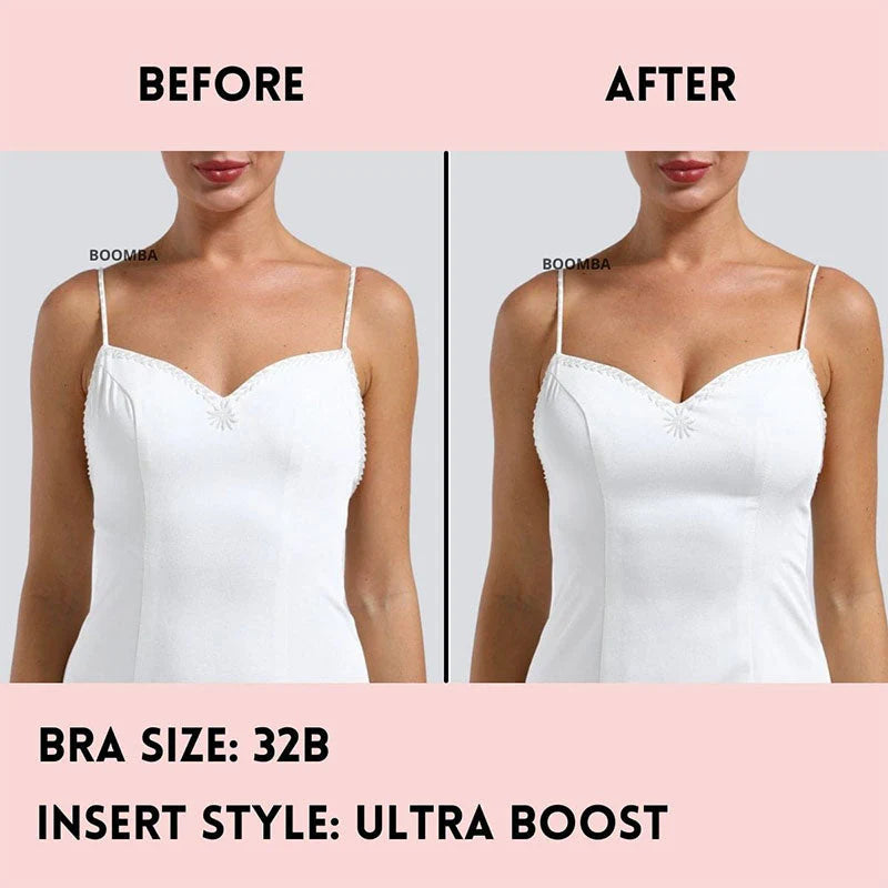 BOOMBA Ultra Boost Inserts | Bone & Grey Bridal | Padded Adhesive Inserts for Bridal Gowns Wedding Dresses Canada USA Singapore Australia UK