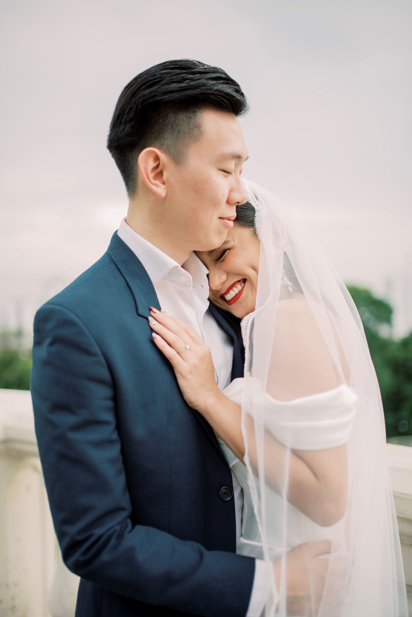 Ida Satin Off-the-Shoulder minimal wedding dress with No Train | Bone and Grey Bridal | Minimal wedding dresses online Singapore Canada USA