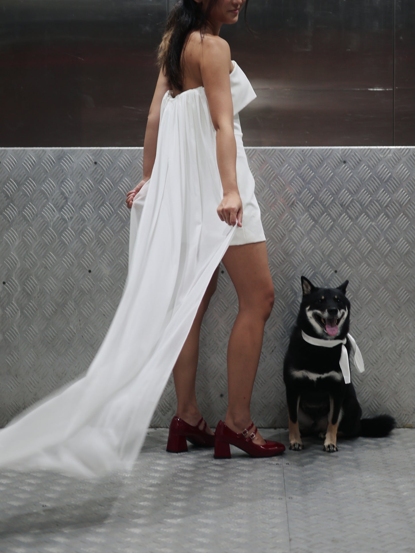 Dalia Bridal Mini Set | Bone & Grey Bridal | Wedding Afterparty Mini Dresses Online Canada USA Australia UK Singapore