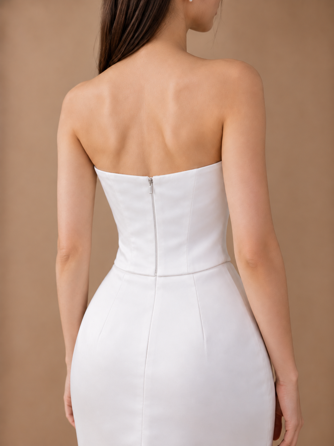 Hannah Satin Corset 2-Piece Set