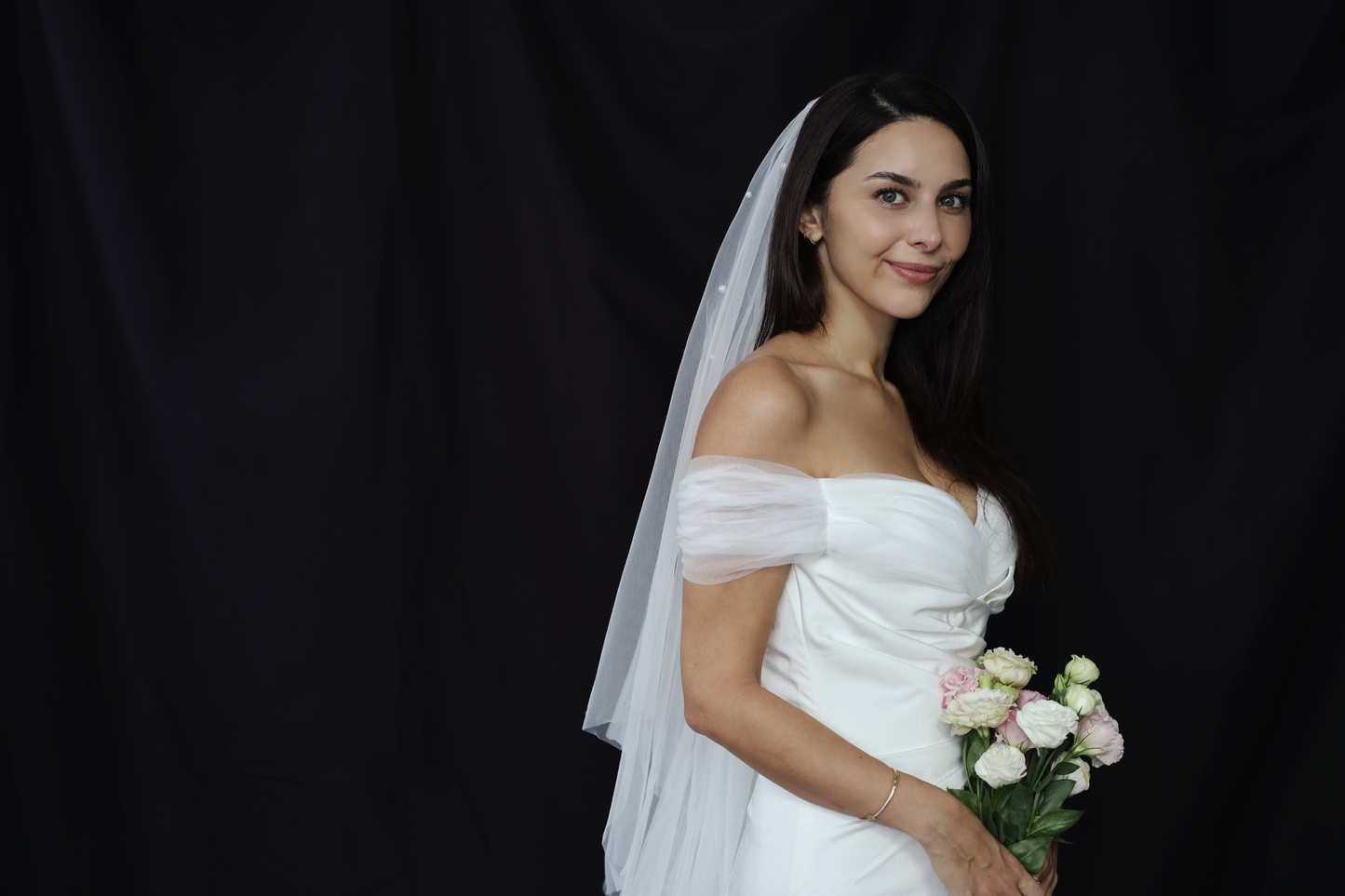 Camille Veil | Bone and Grey Bridal