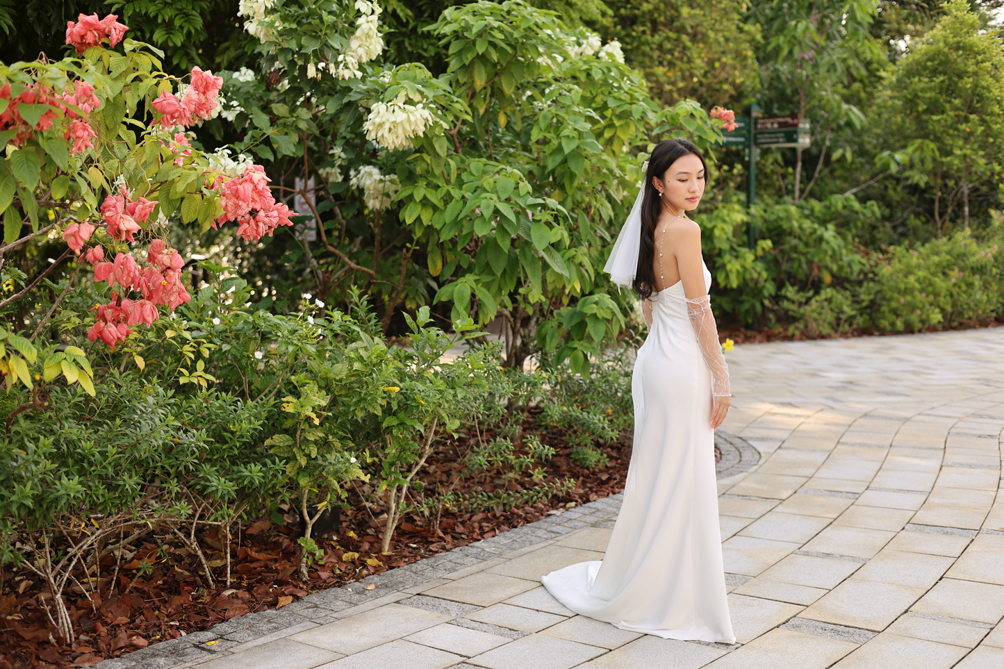 Judy Satin Bow Veil | Bone & Grey Bridal Accessories