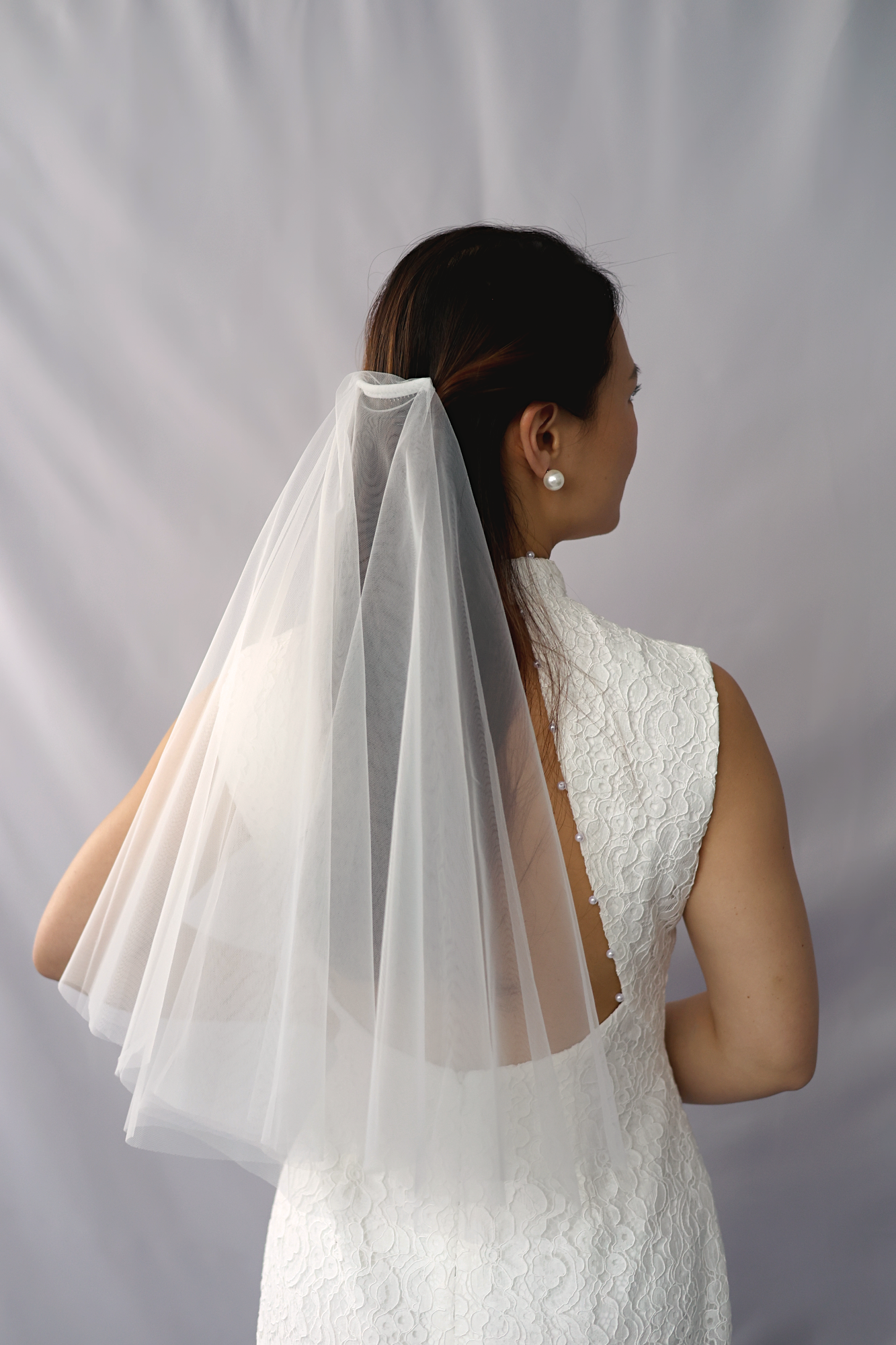 Alice Tulle Veil | Bone & Grey Bridal Accessories