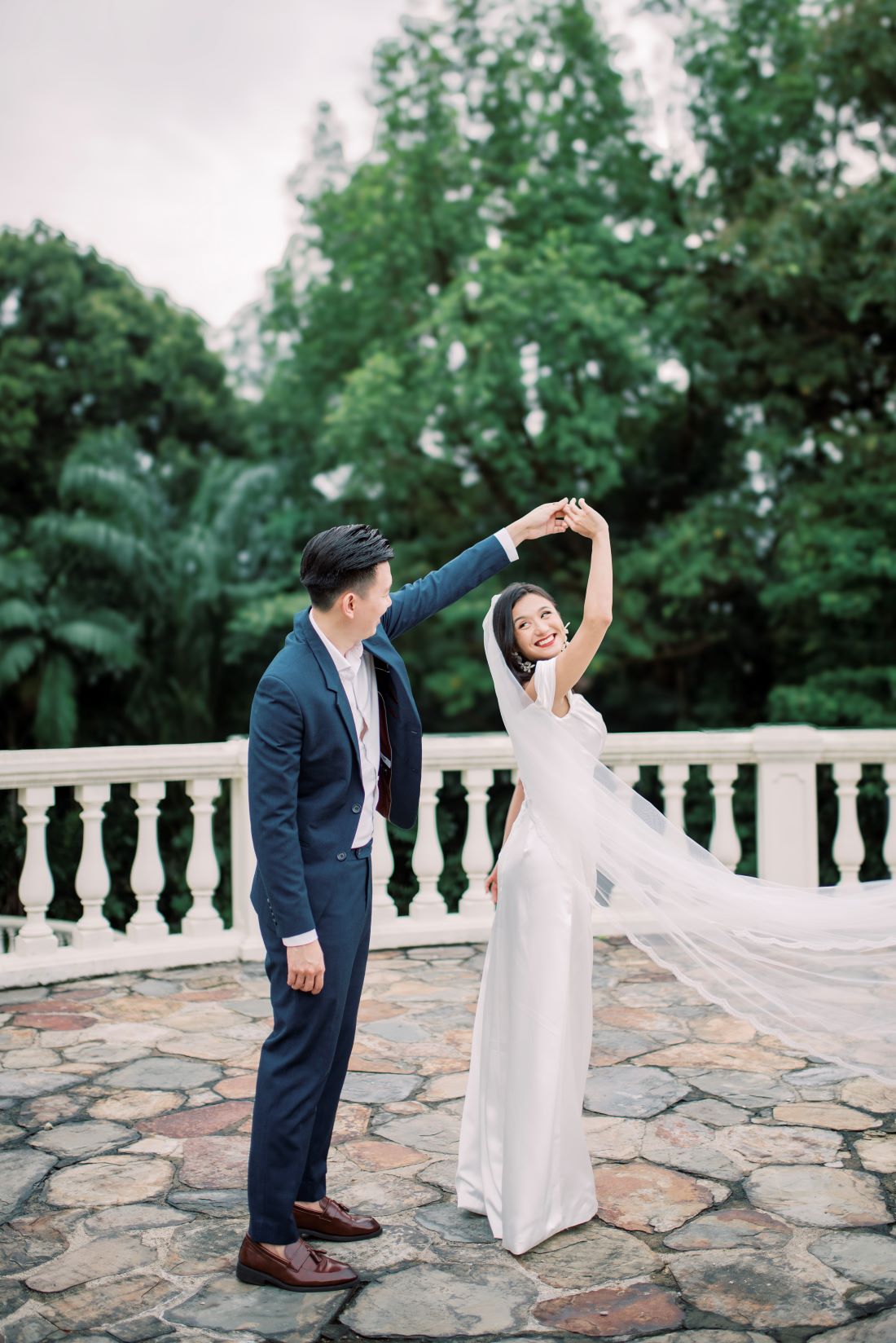 Ida Satin Off-the-Shoulder minimal wedding dress with No Train | Bone and Grey Bridal | Minimal wedding dresses online Singapore Canada USA