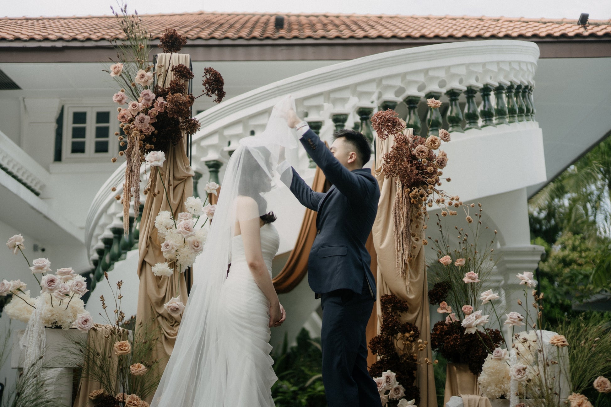 Isla 2.0 Strapless Soft Mesh Tulle Column Wedding Dress with Tulle Scarf | Bone and Grey Bridal | Affordable Minimal Bridal Gowns Online Canada USA Singapore