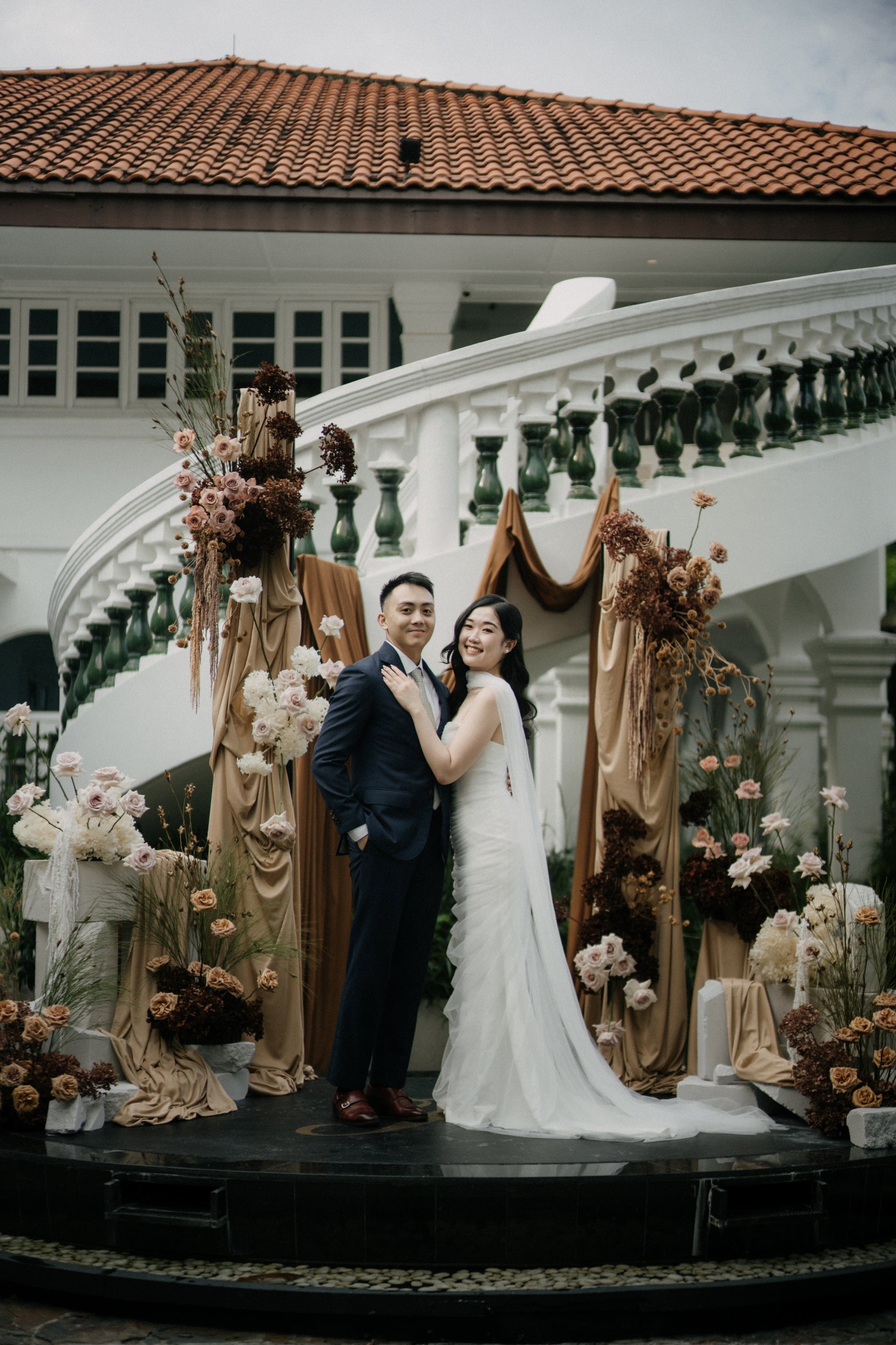 Isla 2.0 Strapless Soft Mesh Tulle Column Wedding Dress with Tulle Scarf | Bone and Grey Bridal | Affordable Minimal Bridal Gowns Online Canada USA Singapore