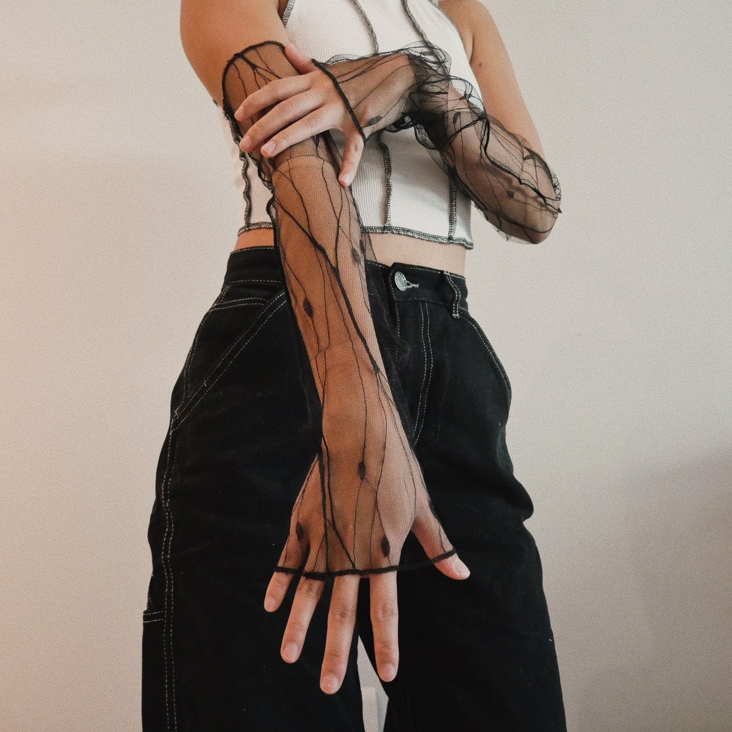 Aimee Gloves | Bone & Grey Bridal Accessories