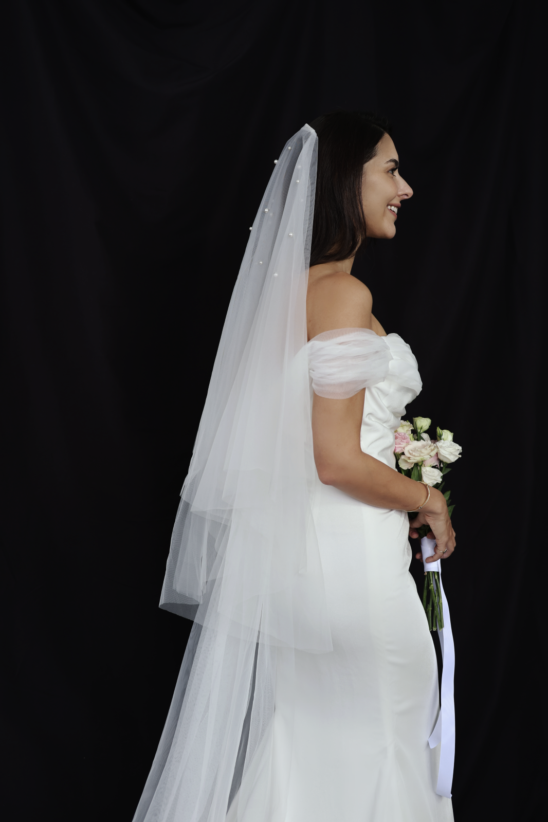 Camille Veil | Bone and Grey Bridal