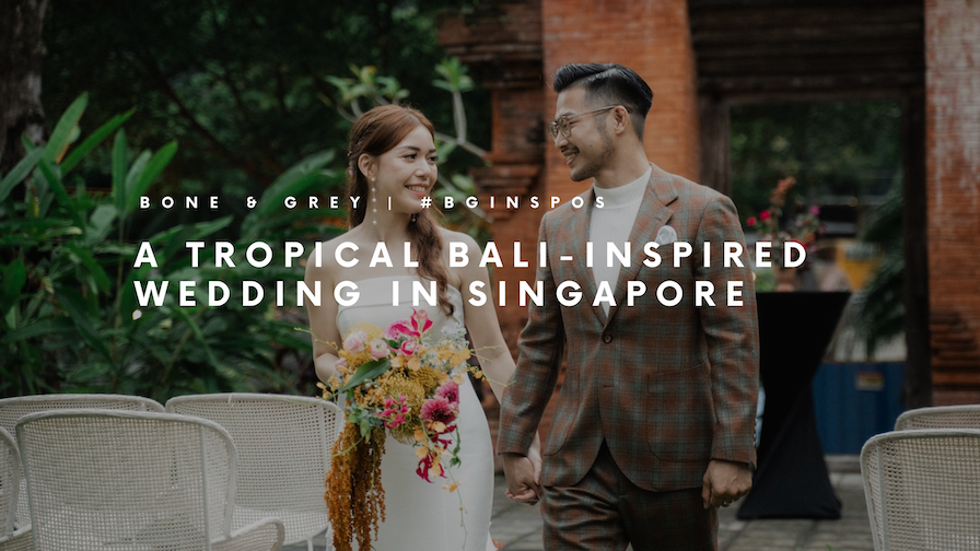 A Tropical Bali-Inspired Wedding in Singapore