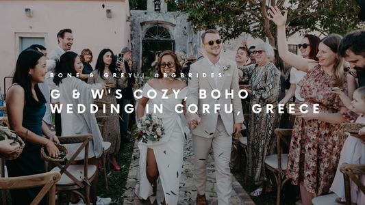 G & W's Cozy Boho Outdoor Wedding in Corfu, Greece