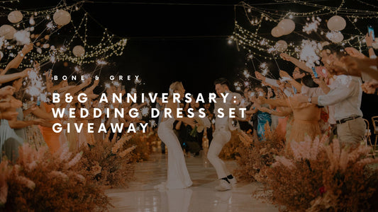 B&G Anniversary: Wedding Dress Set Giveaway | Bone and Grey Bridal | Simple Affordable Wedding Dresses Online Canada USA Australia Singapore