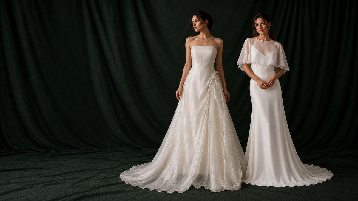 House of Arden | Bone and Grey Bridal | Minimalist Contemporary Modern Affordable Wedding Dresses Online Canada US UK Australia Singapore