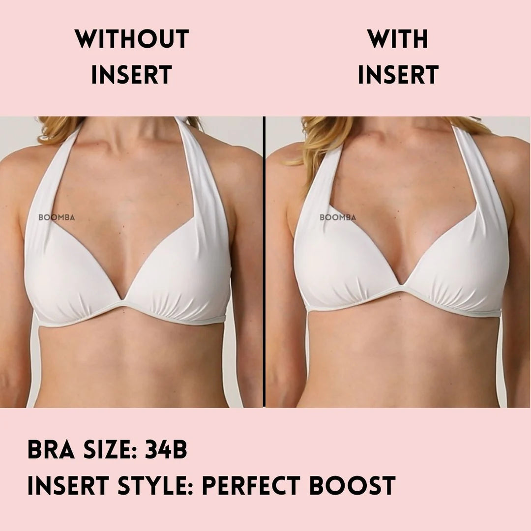BOOMBA Perfect Boost Inserts | Bone & Grey Bridal | Padded Adhesive Inserts for Bridal Gowns Wedding Dresses Canada USA Singapore Australia UK
