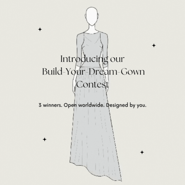 Bone & Grey Bridal Build Your Dream Gown Contest