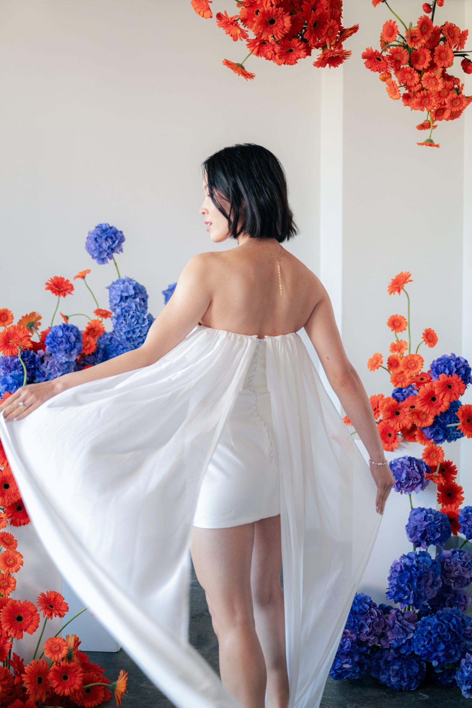 Dalia Bridal Mini Set | Bone & Grey Bridal | Wedding Afterparty Mini Dresses Online Canada USA Australia UK Singapore