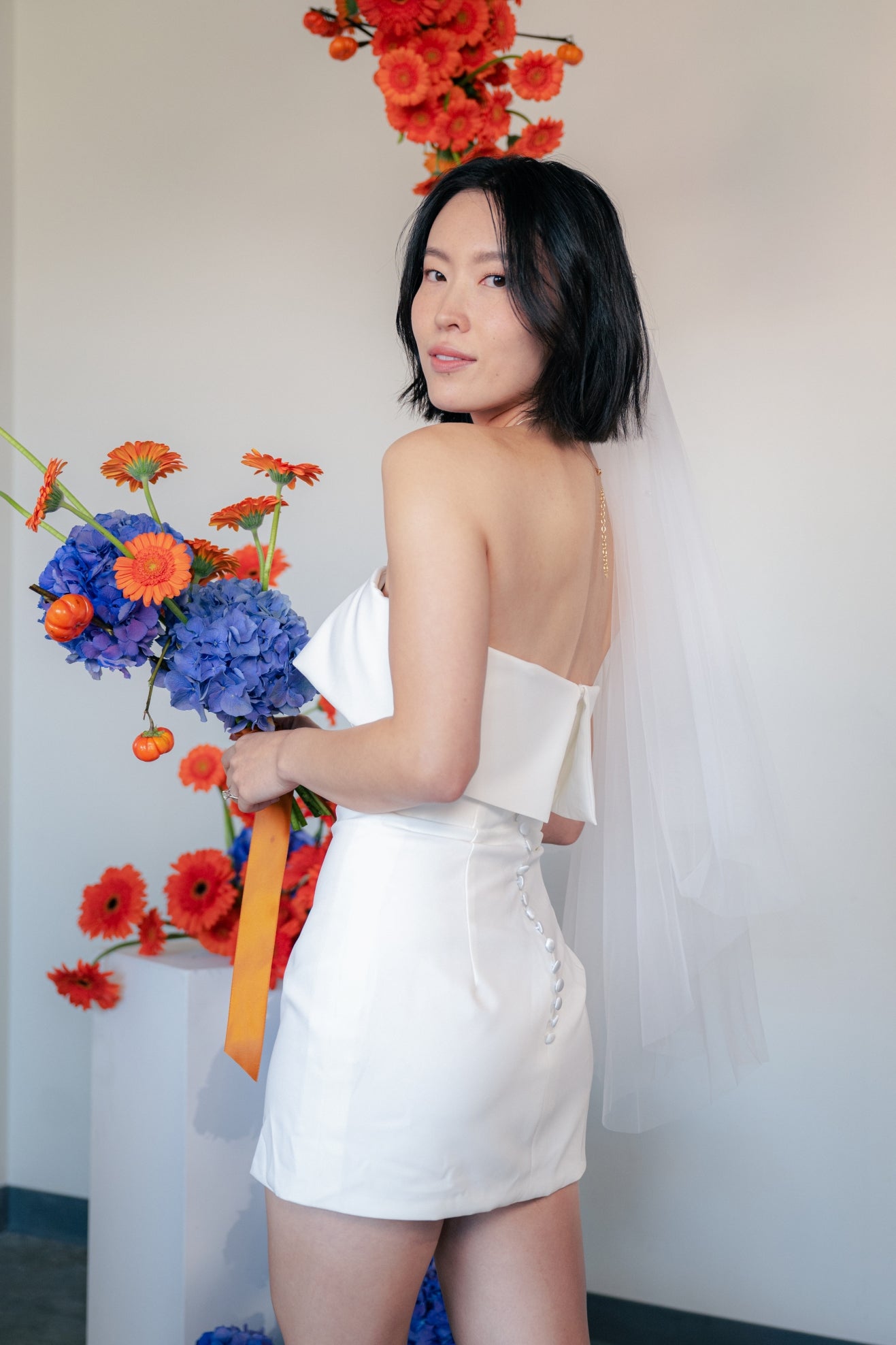 Dalia Bridal Mini Set | Bone & Grey Bridal | Wedding Afterparty Mini Dresses Online Canada USA Australia UK Singapore