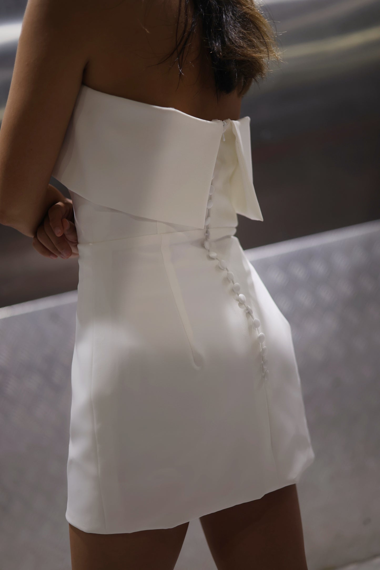 Dalia Bridal Mini Set | Bone & Grey Bridal | Wedding Afterparty Mini Dresses Online Canada USA Australia UK Singapore