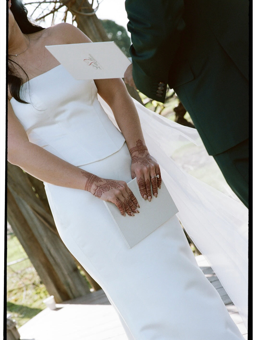 Hannah Satin Corset & Fit and Flare Skirt 2-Piece Set | Bone and Grey Bridal | Affordable Simple Bridal Gowns Online Canada USA Singapore