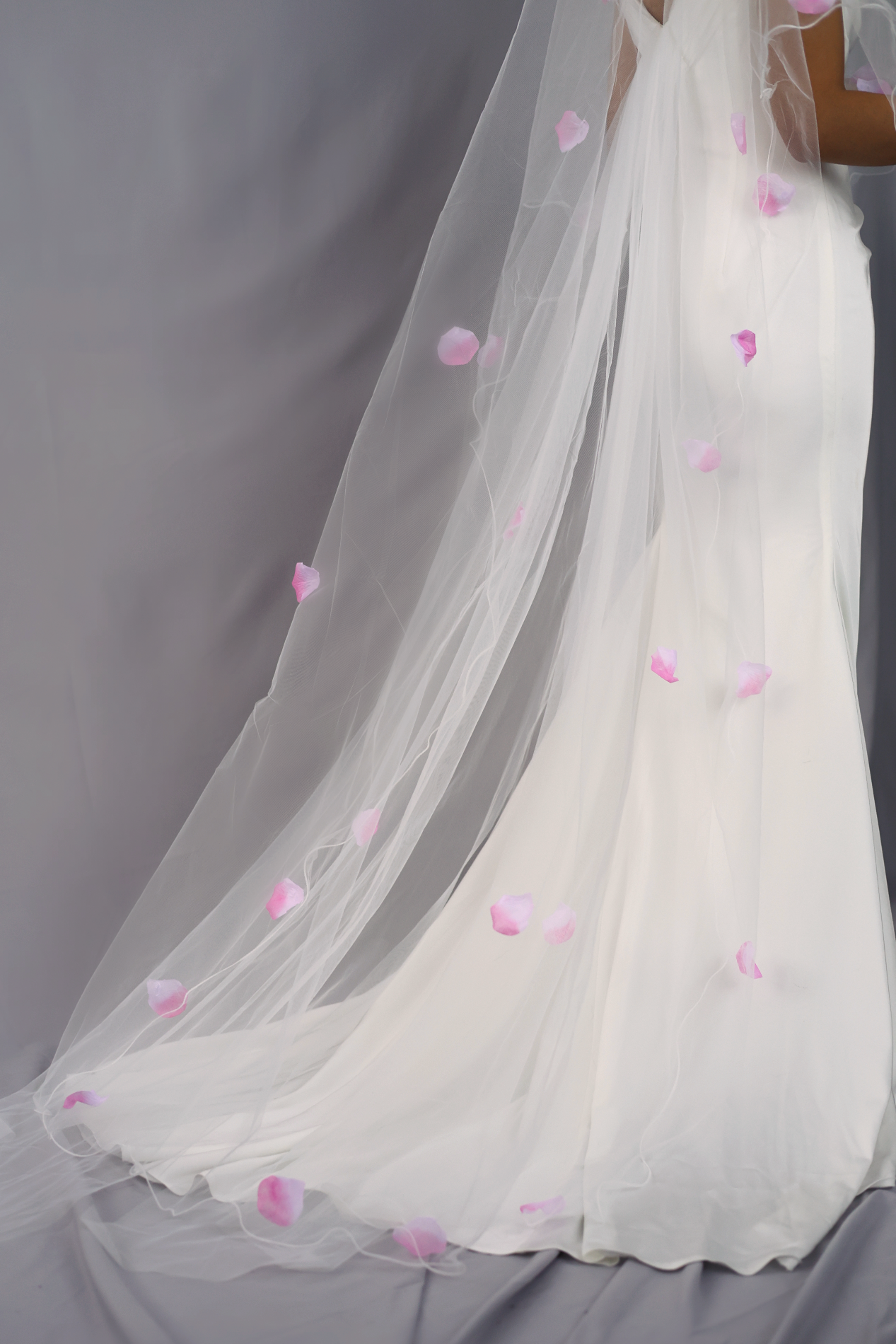 Maeve Floral Veil | Bone & Grey Bridal Accessories