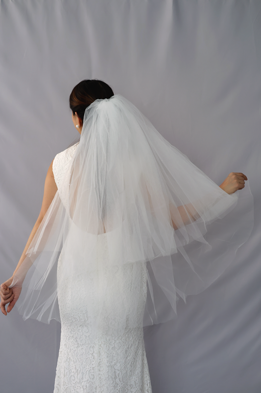 Sadie Tulle Veil | Bone & Grey Bridal Accessories