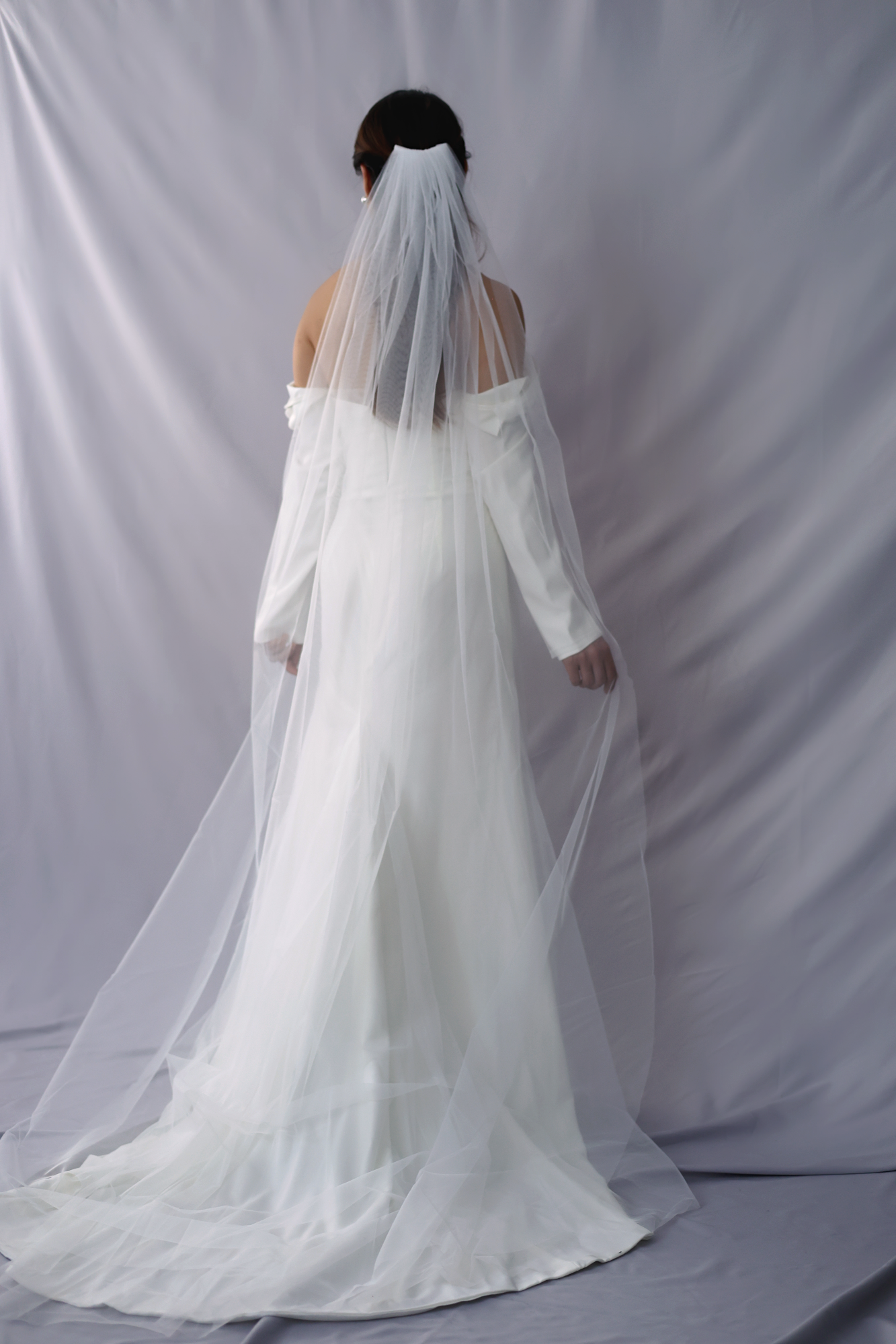 Iris Tulle Veil | Bone & Grey Bridal Accessories