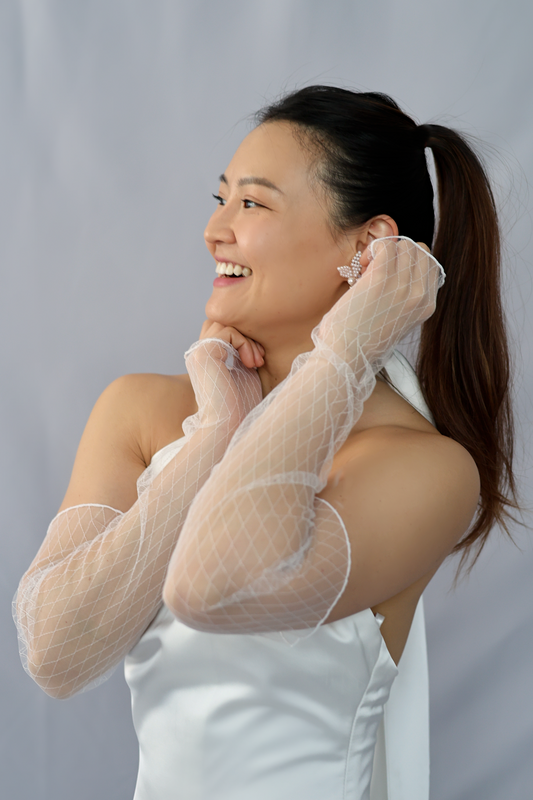 Maddy Arm Sleeves | Bone & Grey Bridal Accessories