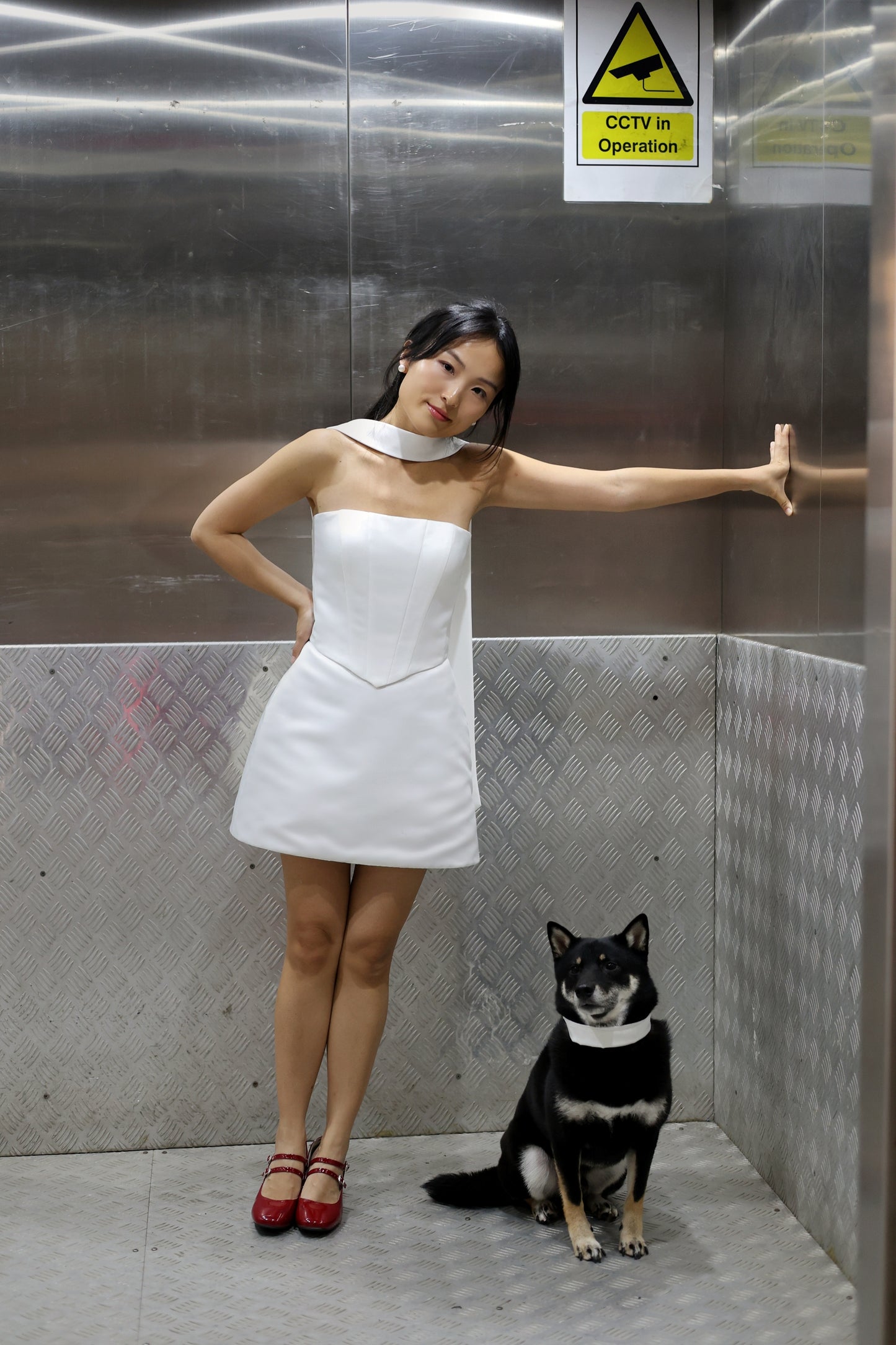 Jodie Satin Bridal Mini Set | Bone & Grey Bridal | Wedding Afterparty Mini Dresses Online Canada USA Australia UK Singapore