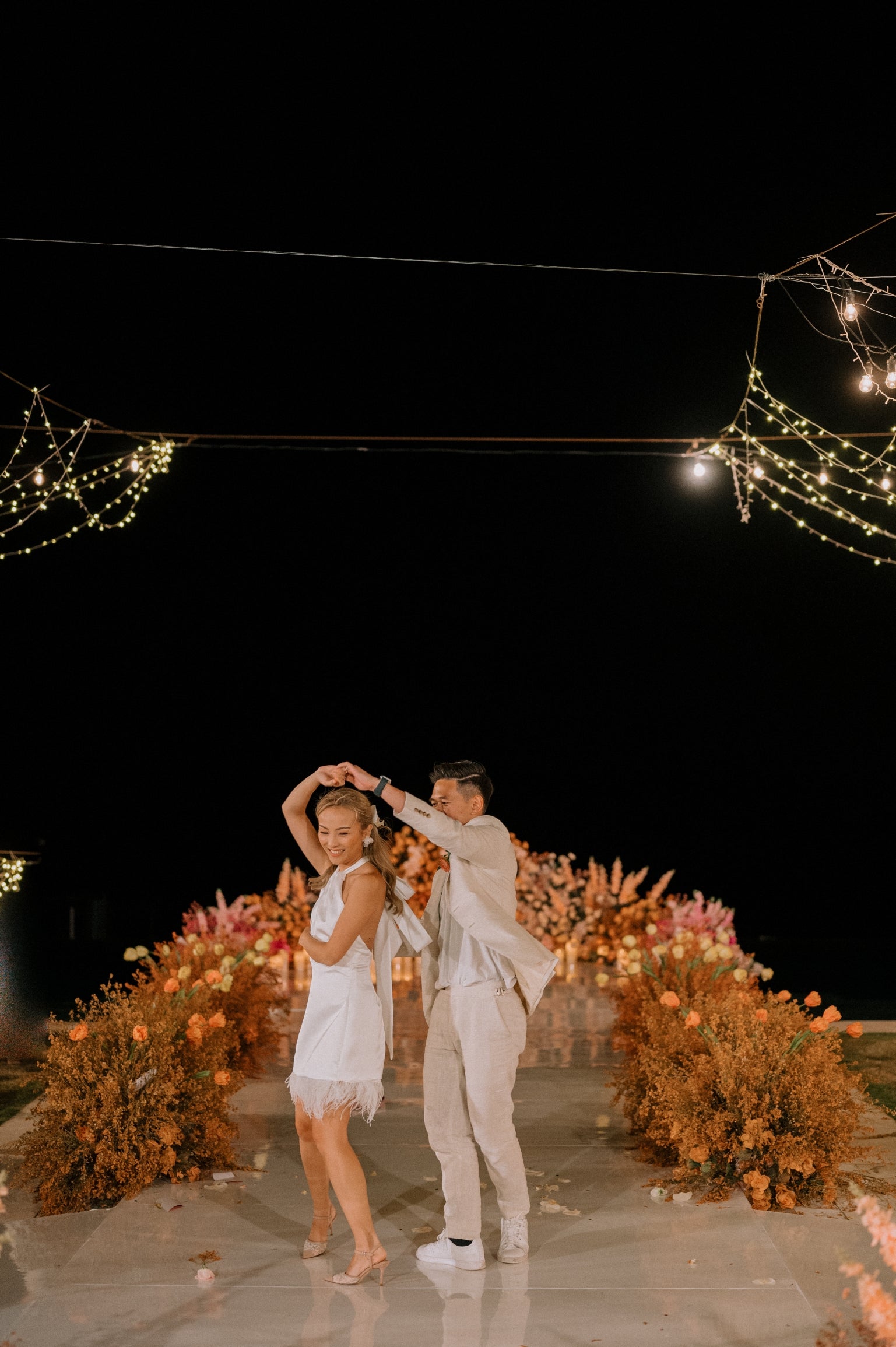 Joy Bridal Mini with Feather Trim | Bone & Grey Bridal | Wedding Afterparty Mini Dresses Online Canada USA Australia UK Singapore