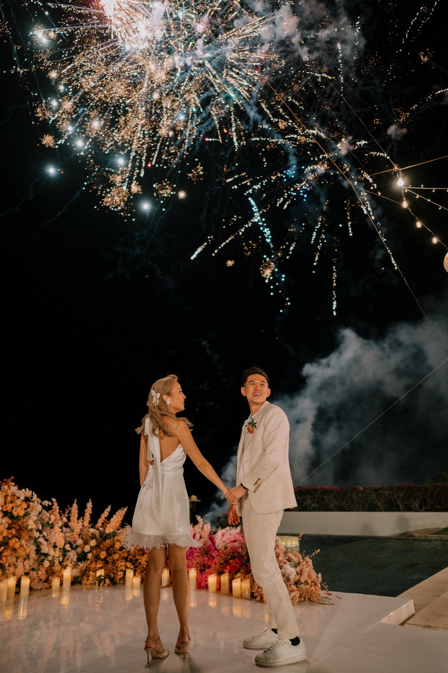 Joy Bridal Mini with Feather Trim | Bone & Grey Bridal | Wedding Afterparty Mini Dresses Online Canada USA Australia UK Singapore