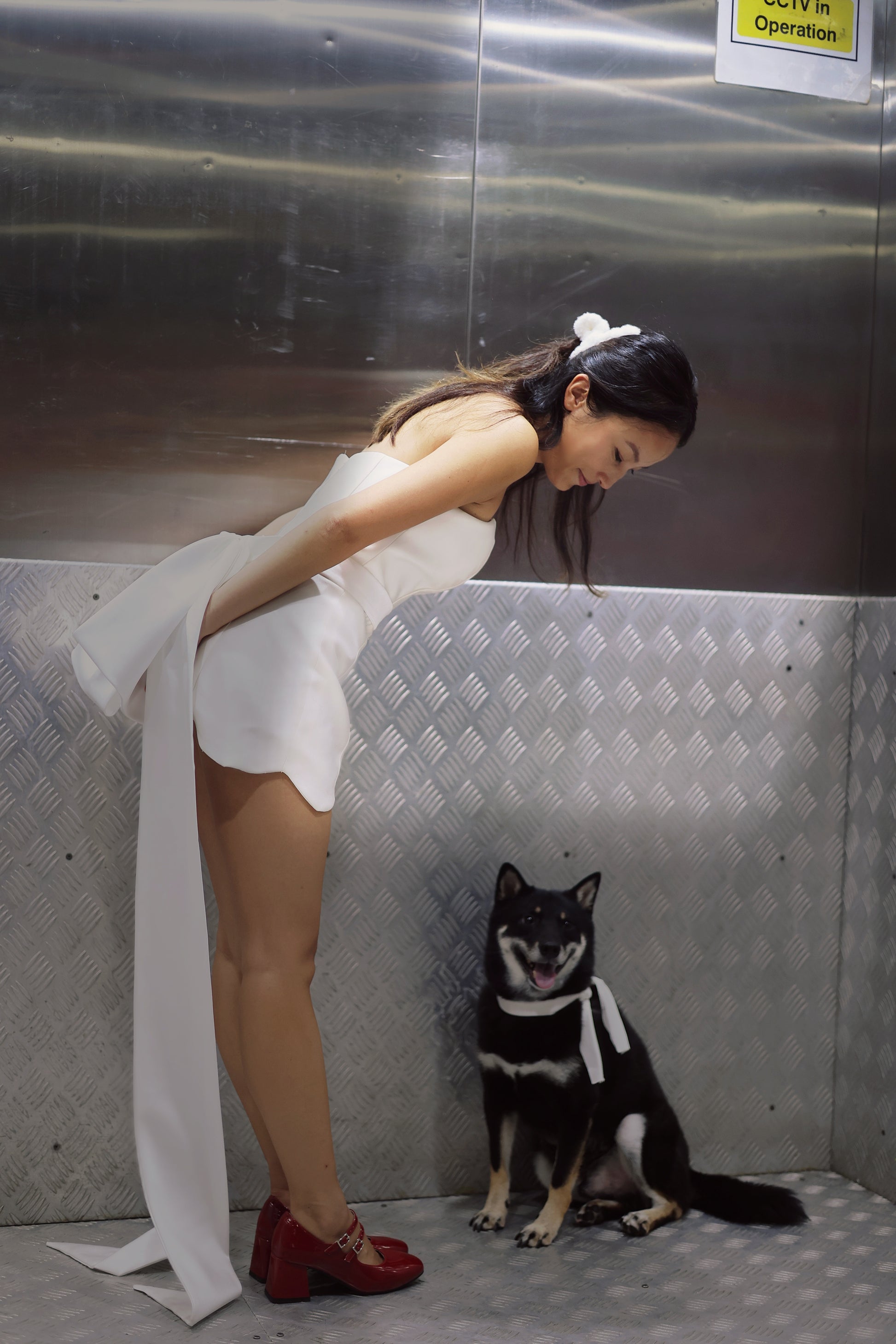 Luna Scalloped Mini Dress Set (Convertible) | Bone & Grey Bridal | Wedding Afterparty Mini Dresses Online Canada USA Australia UK Singapore