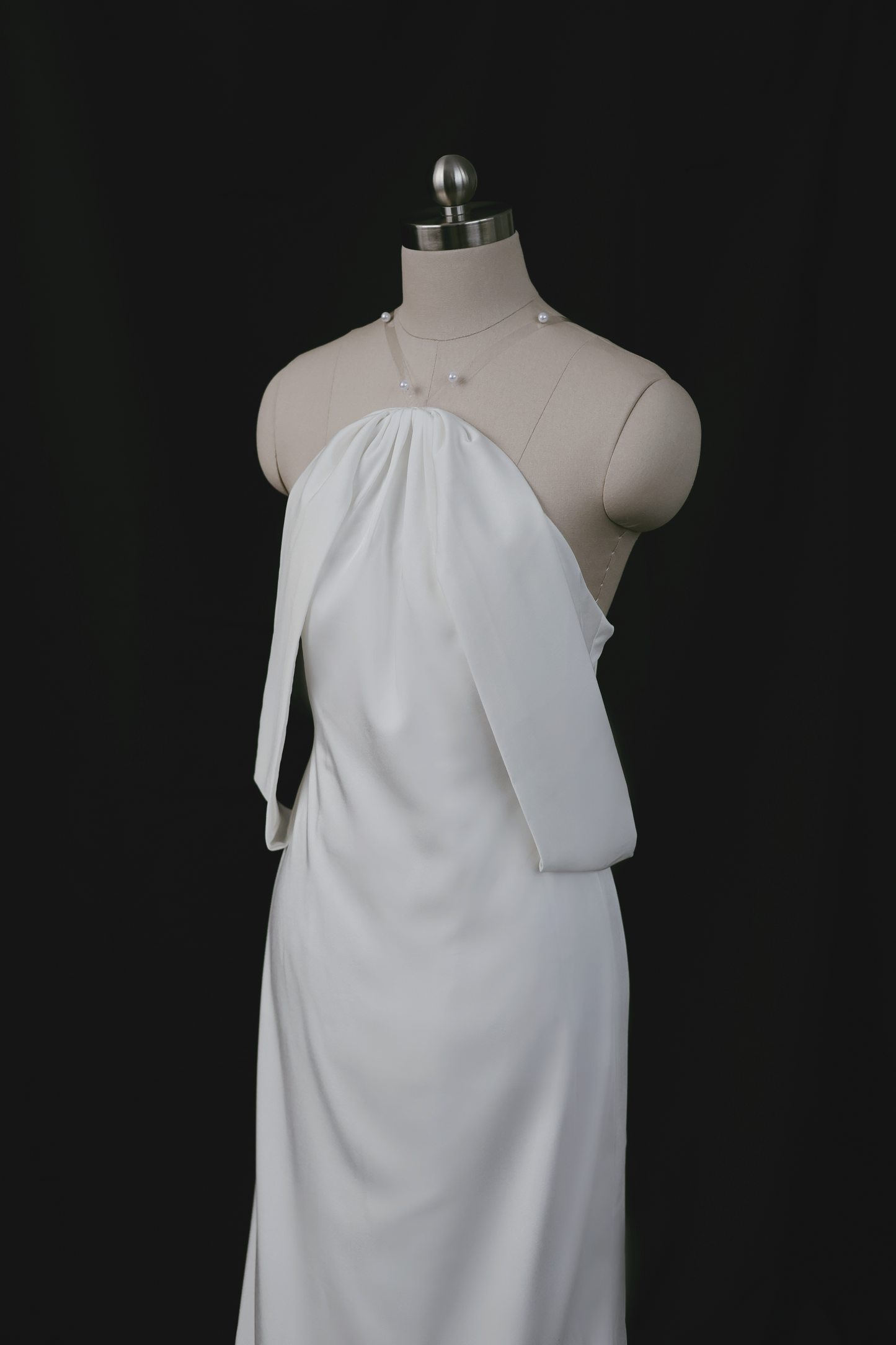 Jenny off-shoulder bridal gown | Bone and Grey Bridal